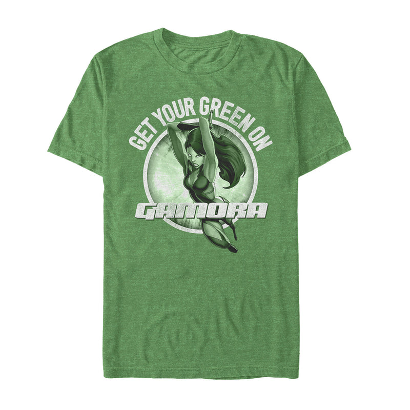 Men's Marvel St. Patrick's Day Gamora On T-Shirt