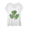 Women's Marvel St. Patrick's Day Hulk Vintage Clover Scoop Neck