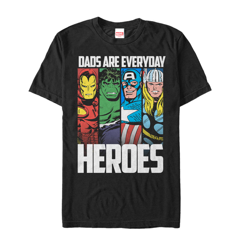 Men's Marvel Father's Day Avengers Everyday Heroes T-Shirt