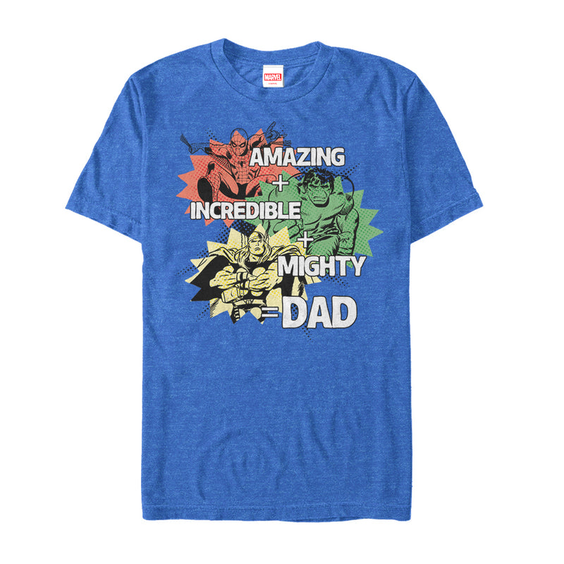 Men's Marvel Father's Day Avengers Dad Qualities T-Shirt