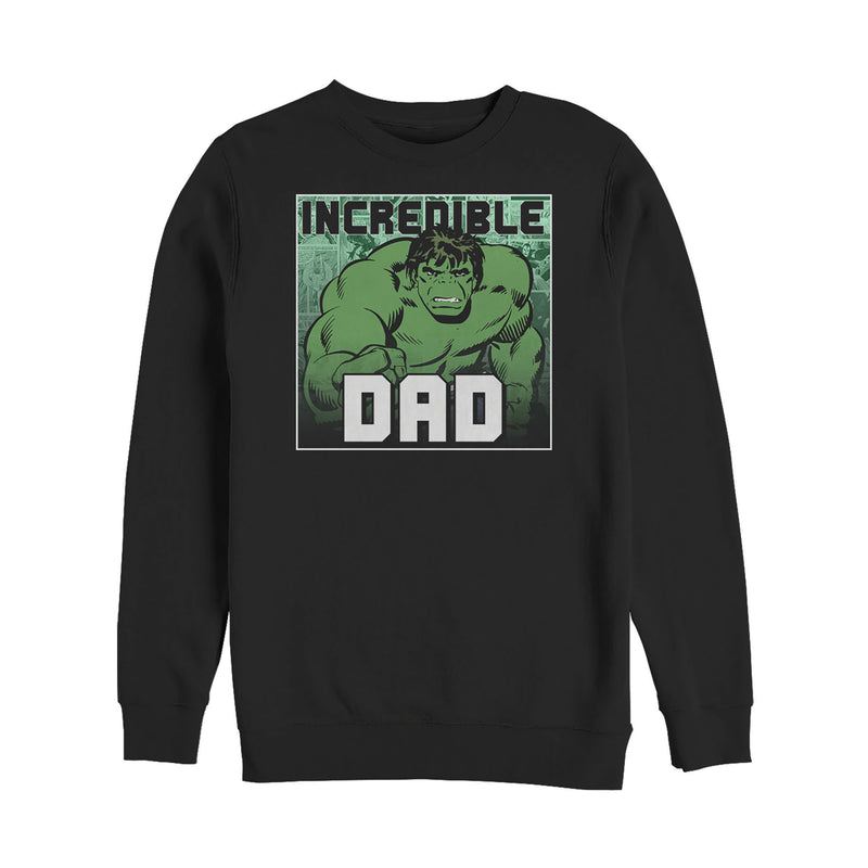 Men's Marvel Father's Day Hulk Incredible Dad Sweatshirt