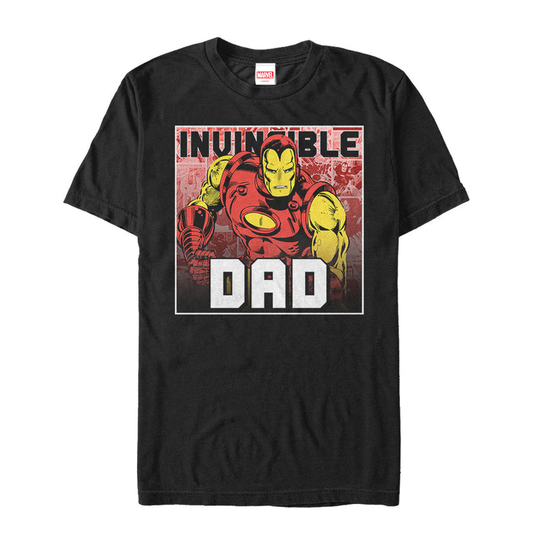 Men's Marvel Father's Day Iron Man Invincible Comic T-Shirt