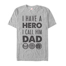 Men's Marvel Father's Day Avengers Hero Dad T-Shirt