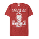 Men's Marvel Father's Day Iron Man Not Regular Dad T-Shirt