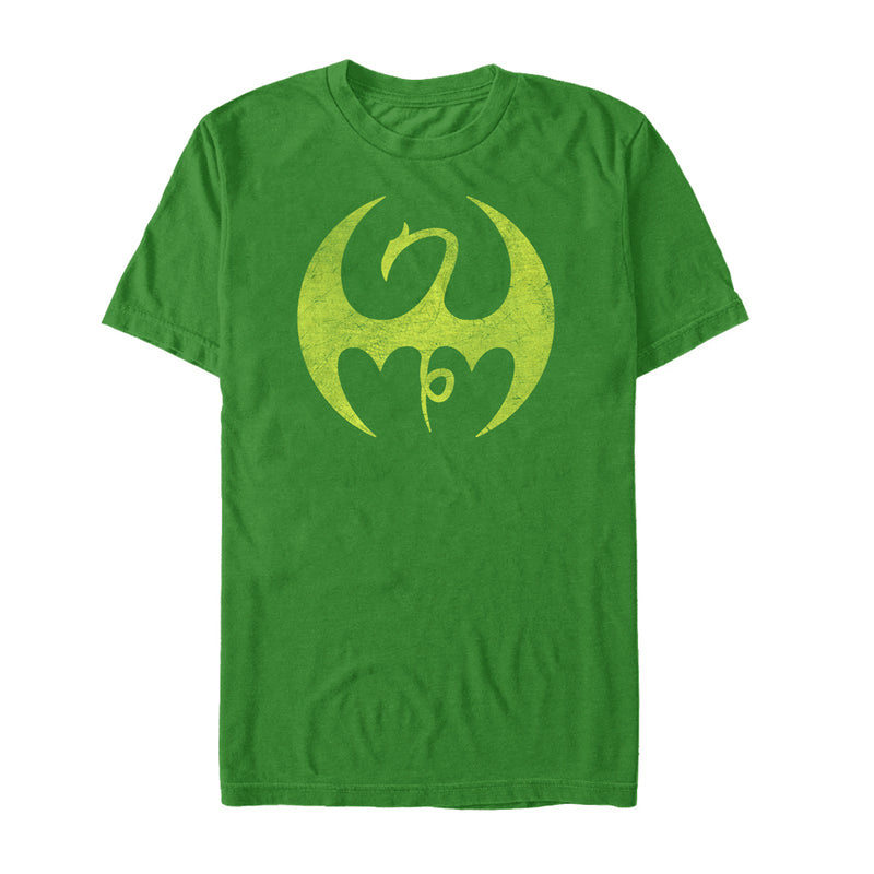 Men's Marvel Iron Fist Distressed Dragon Logo T-Shirt