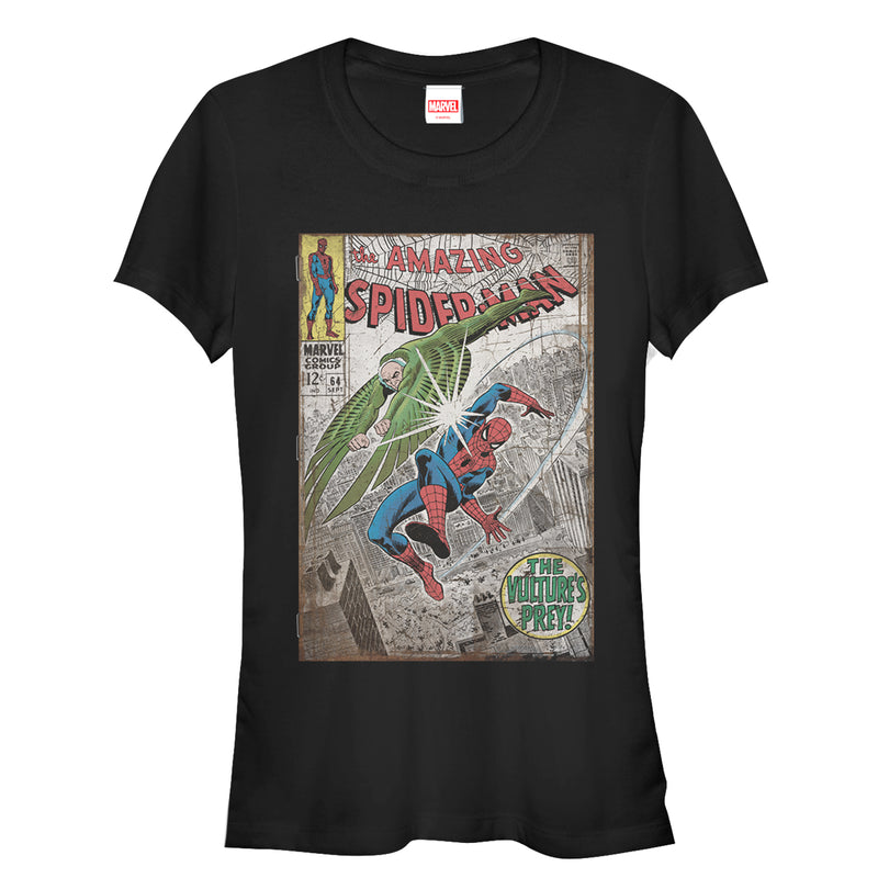 Junior's Marvel Spider-Man Vulture's Prey T-Shirt