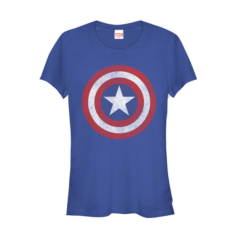 Junior's Marvel Captain America Classic Shield T-Shirt