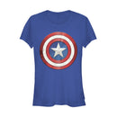 Junior's Marvel Captain America Reflect Shield T-Shirt