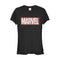 Junior's Marvel Classic Distressed Logo T-Shirt