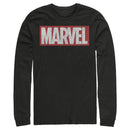 Men's Marvel Classic Distressed Logo Long Sleeve Shirt