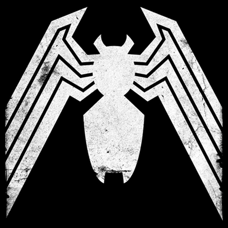 Men's Marvel Venom Distressed Logo Pull Over Hoodie