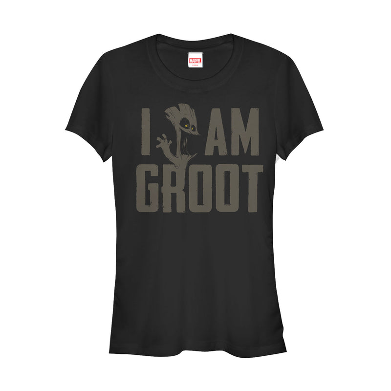 Junior's Marvel Guardians of the Galaxy Groot Wave T-Shirt