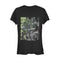 Junior's Marvel Hulk Gray Grayscale Scene T-Shirt