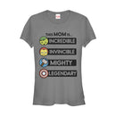 Junior's Marvel Mother's Day Mom Qualities T-Shirt