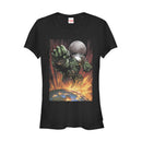 Junior's Marvel Hulk Earth Shatter T-Shirt