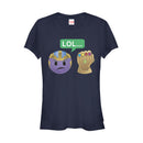 Junior's Marvel Thanos Infinity Gauntlet Emoji T-Shirt
