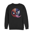Men's Marvel Venom Spider-Man Split Emoji Sweatshirt