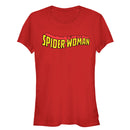 Junior's Marvel Spider-Woman Logo T-Shirt
