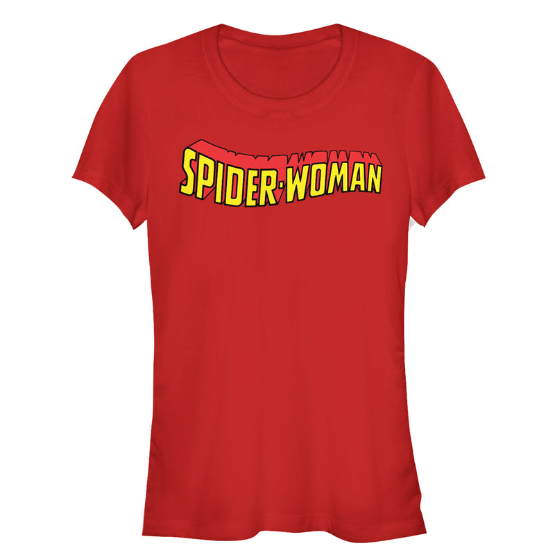Junior's Marvel Spider-Woman Logo T-Shirt