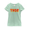 Girl's Marvel Thor Text Logo T-Shirt