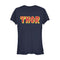 Junior's Marvel Thor Text Logo T-Shirt