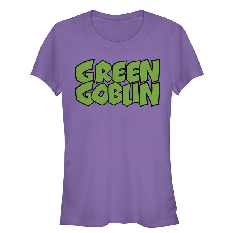Junior's Marvel Goblin Logo T-Shirt