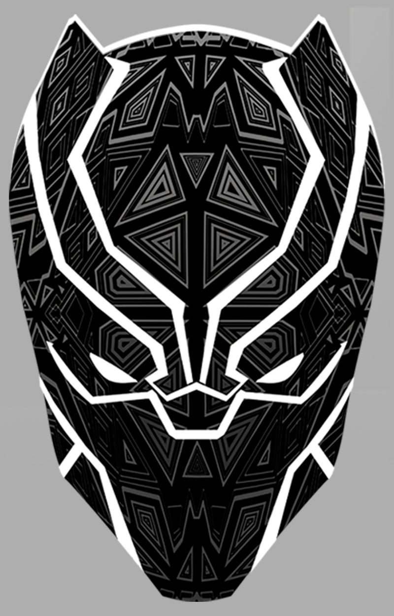 Boy's Marvel Black Panther Ornate Mask T-Shirt