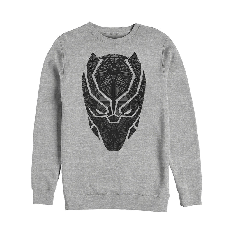 Men's Marvel Black Panther Ornate Mask Sweatshirt