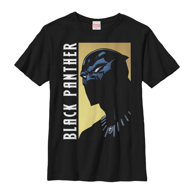 Boy's Marvel Black Panther Fierce Expression T-Shirt
