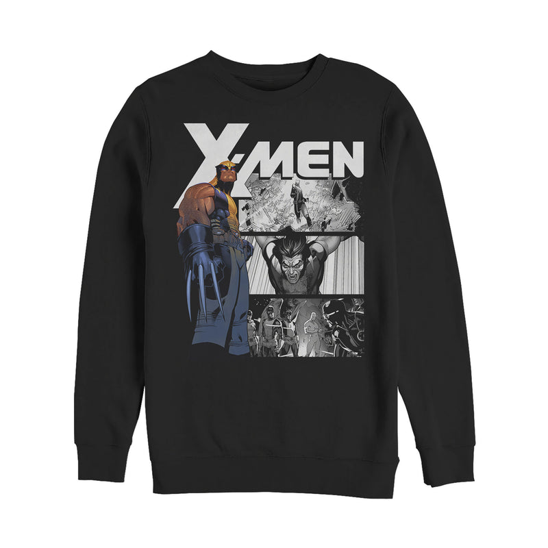 Men's Marvel X-Men Wolverine Panels Sweatshirt