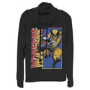 Junior's Marvel X-Men Wolverine Claw Cowl Neck Sweatshirt