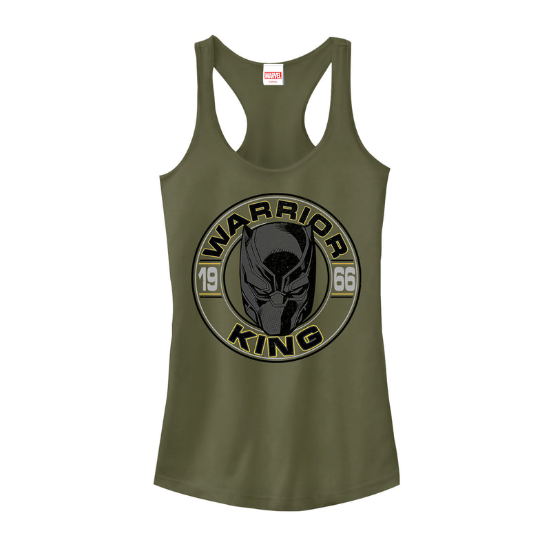 Junior's Marvel Black Panther Warrior Prince 1966 Racerback Tank Top