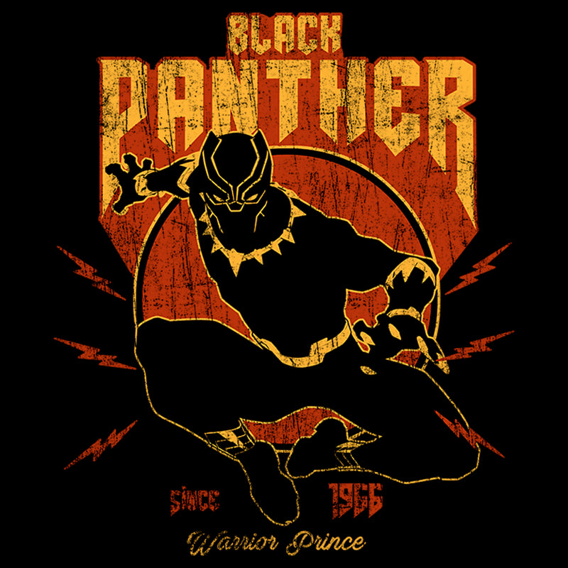 Men's Marvel Black Panther Warrior Prince Bolt T-Shirt