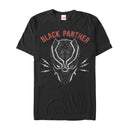 Men's Marvel Black Panther Lightning Bolt Mask T-Shirt