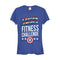 Junior's Marvel Captain America Fitness Challenge T-Shirt