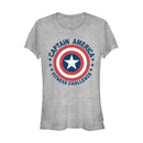 Junior's Marvel Captain America Fitness Shield T-Shirt