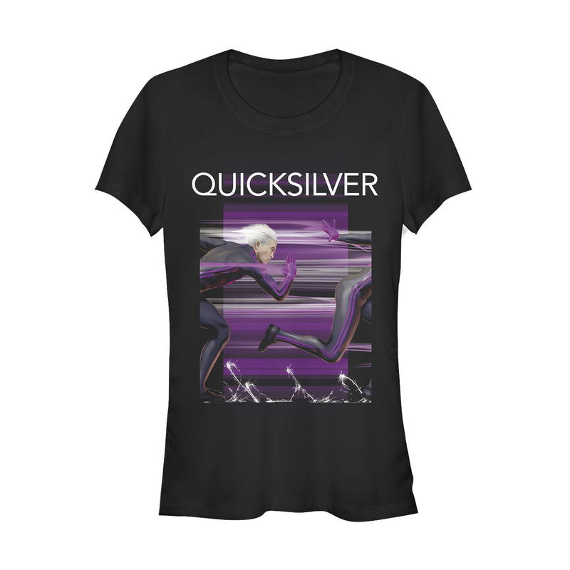 Junior's Marvel X-Men Quicksilver Streak T-Shirt