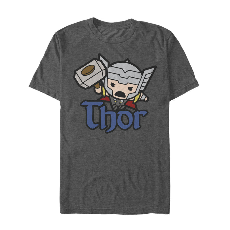 Men's Marvel Cartoon Kawaii Thor T-Shirt