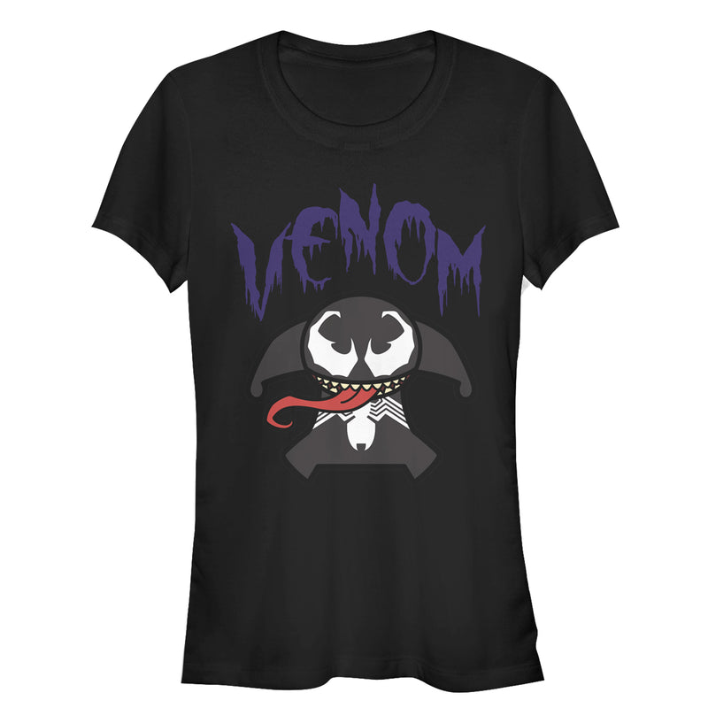 Junior's Marvel Venom Muscle Kawaii T-Shirt