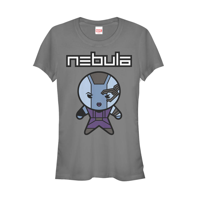 Junior's Marvel Guardians of the Galaxy Kawaii Nebula T-Shirt