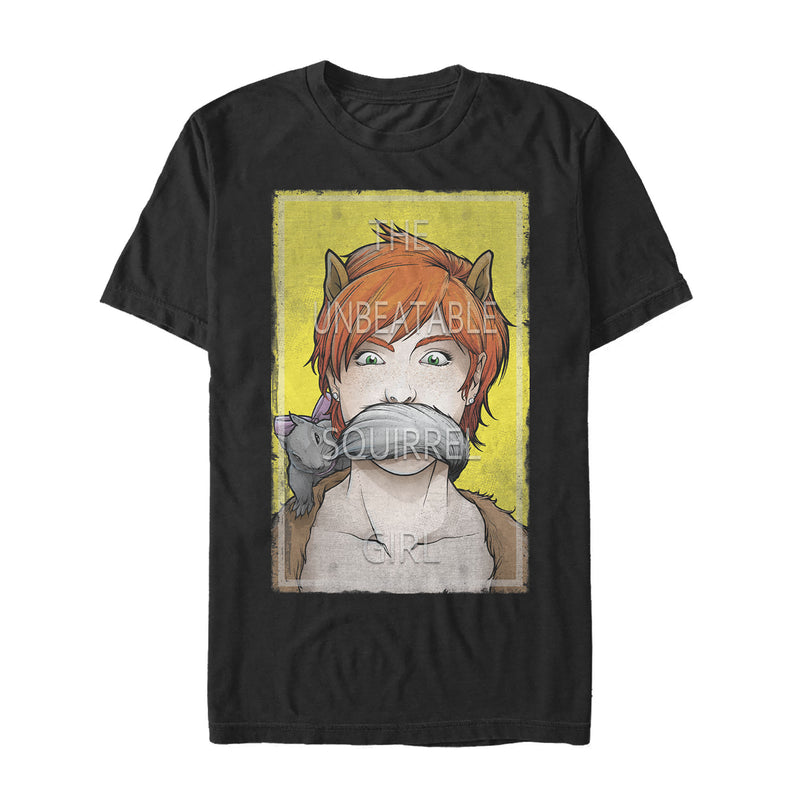 Men's Marvel Squirrel Girl Poster T-Shirt