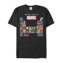 Men's Marvel Periodic Table of Heroes T-Shirt