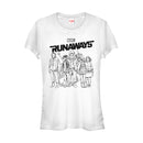 Junior's Marvel Runaways Sleek Team T-Shirt