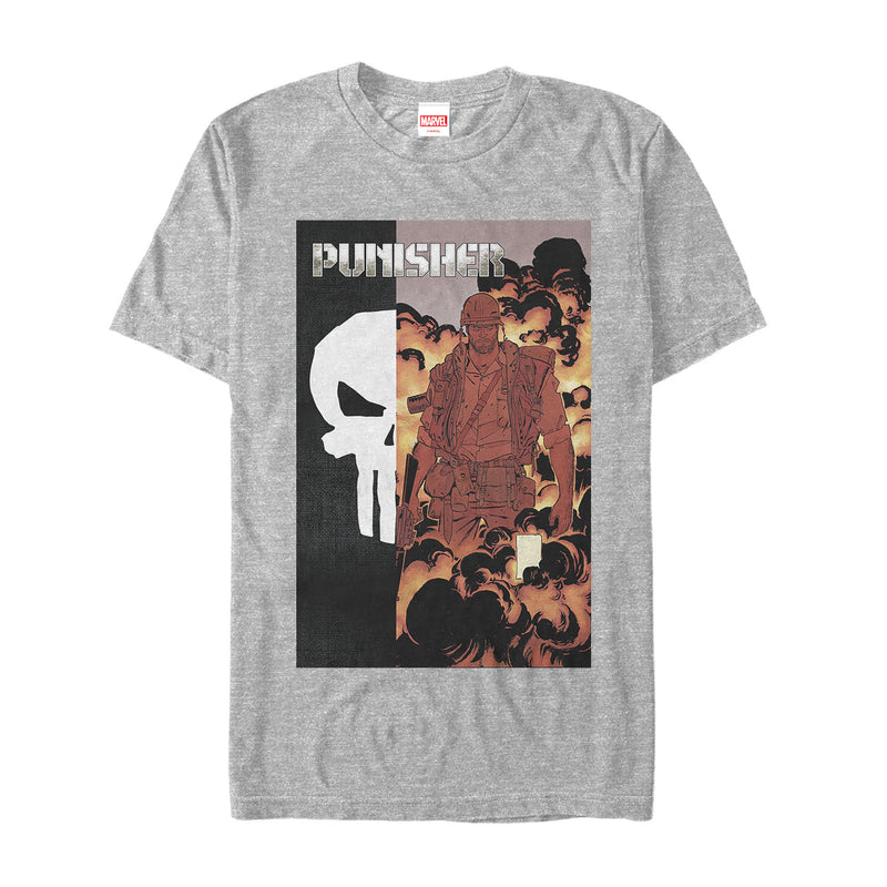 Men's Marvel Punisher History Panel T-Shirt