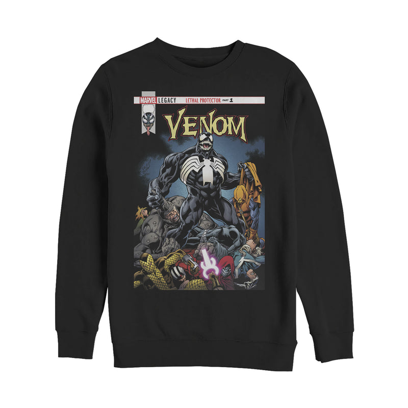 Men's Marvel Venom Lethal Protector Pile Sweatshirt