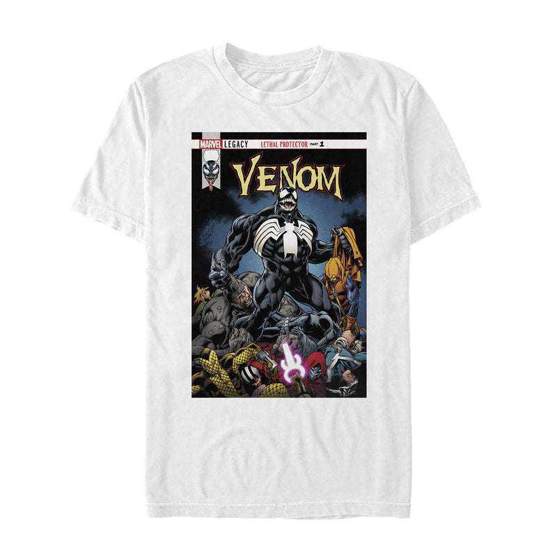 Men's Marvel Venom Lethal Protector Pile T-Shirt