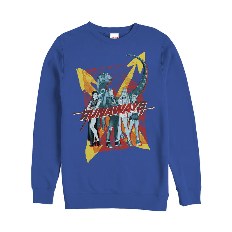 Men's Marvel Runaways Retro Team Sweatshirt