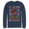 Men's Marvel Christmas Deadpool Nutcracker Long Sleeve Shirt