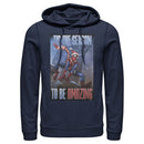 Men's Marvel Spider-Man 'Tis The Season To Be Amazing Pull Over Hoodie
