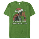 Men's Marvel Christmas Deadpool Naughty List T-Shirt